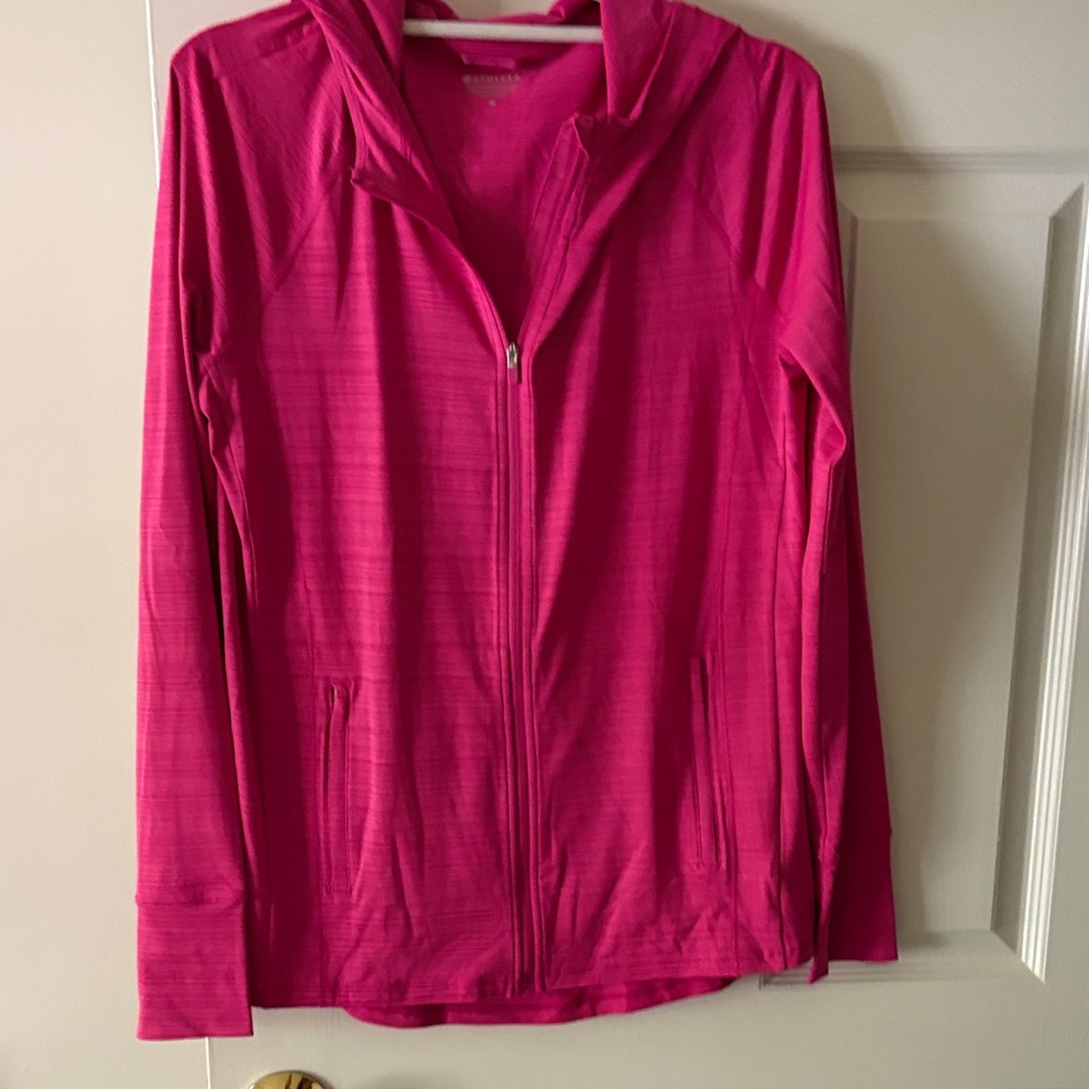 Athleta Vibrant Pink Full-Zip Jacket